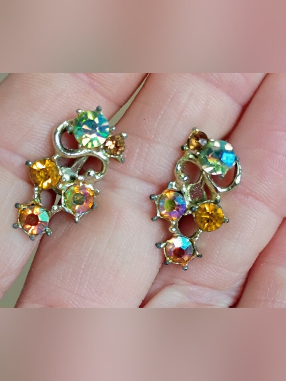 Aurora Screw Back Earrings